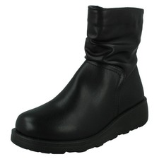 Donna spot zip zeppa tacco - zeppa,