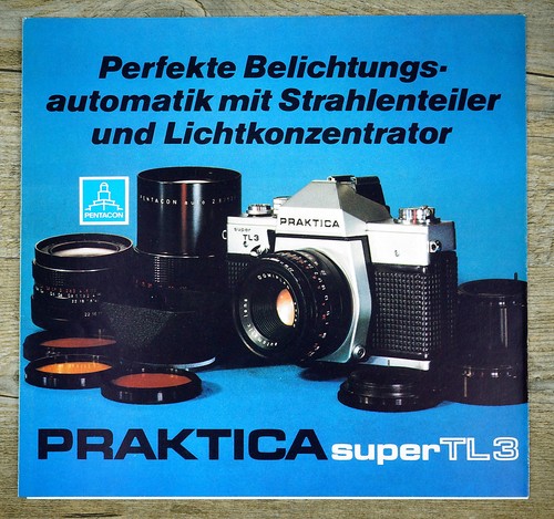 Pentacon brochure fotocamera - pentacon,