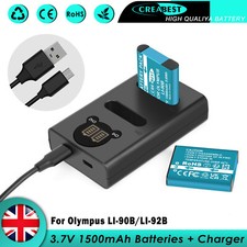 2x Batteria LI-90B LI-92B e