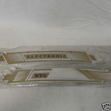 Serie Fregi Adesivi Sacche e Parafango Piaggio Vespa ET3 Oro CROMO  ELECTRONIC