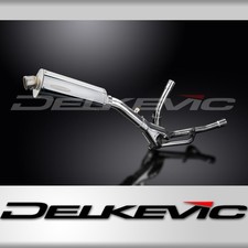 SUZUKI DL650 V-STROM 2004-2011 KIT SCARICO SILENZIATORE OVALE INOX BSAU 350mm