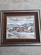 Quadro olio su tela, paesaggio