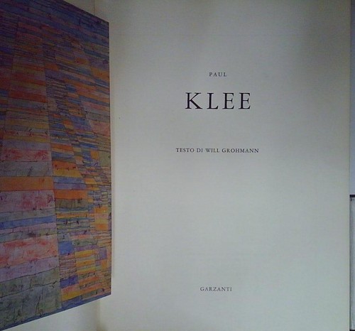 Will grohmann paul klee - grohmann,