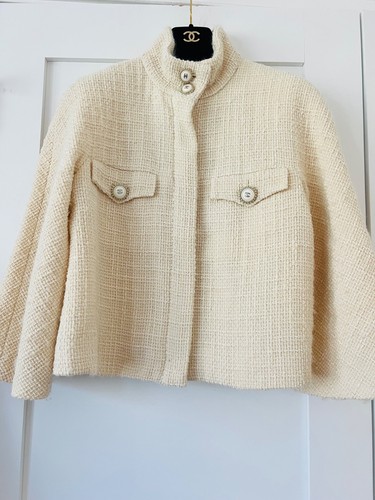 Chanel 19a ecru tweed - chanel, cc