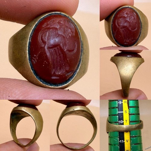 Anello corniola romana - corniola,
