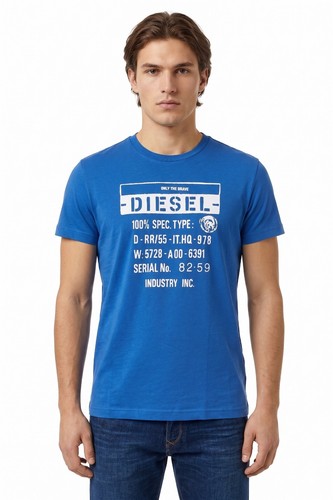 Diesel shirt uomo azzurra - uomo,