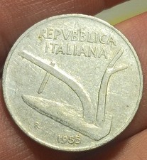 Monete 10 Lire Anno 1954 E