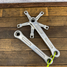 Vintage Bianchi Crank Set Gipemme  170 mm 130 Double 5 Arm Eroica Race Italy 80s