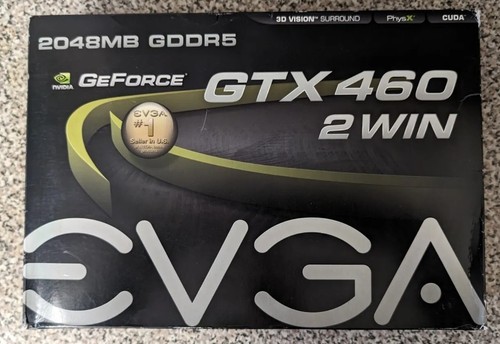 Very rare evga gtx460 - gtx460, 2win