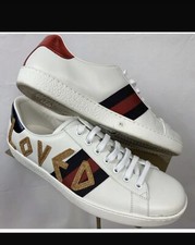 sneakers gucci amate bianche edizione limitata 9,5
