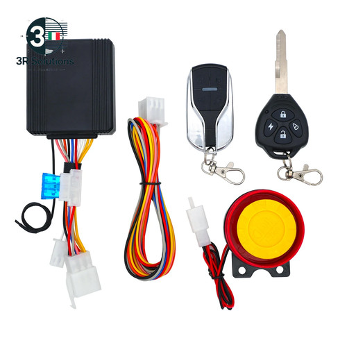 Sistema allarme moto 12v con - sistema,