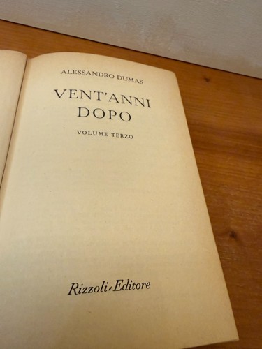 Alessandro dumas vent - dumas, vent'anni