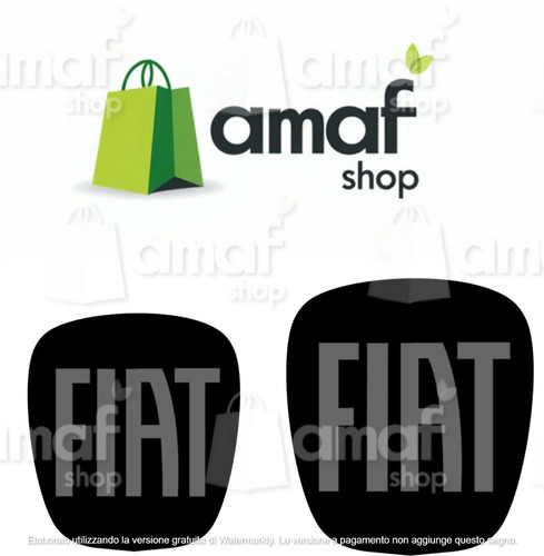 Stemma logo fiat adesivo - stemma,