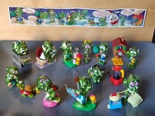 KINDER FERRERO SURPRISE SERIE COMPLETA STRALUNATI SPACYS + 1 cartina