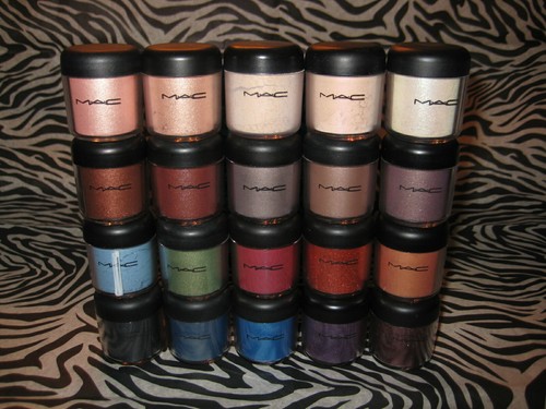 Mac pigment glitter unboxed - or,