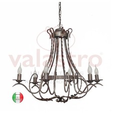 Lampadario artigianale ferro