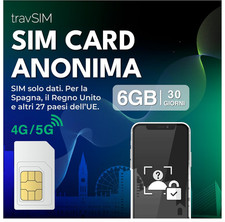 SIM Anonima Già Attiva | 6 GB