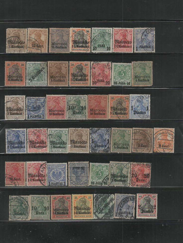 Francobolli germania lotto - lotto, di