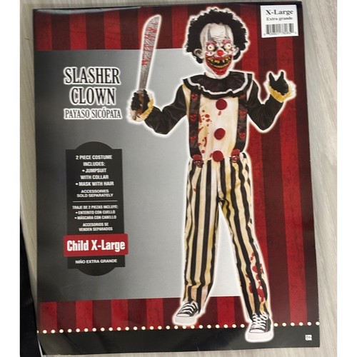 Costume pagliaccio slasher