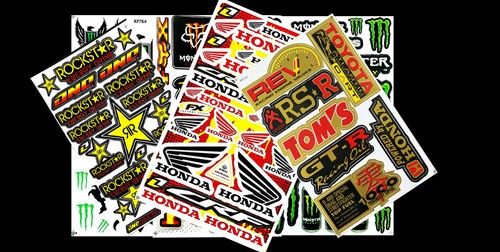 Stickers vintage honda team - honda,