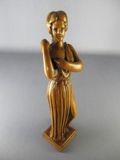 Statua legno Donna Romana