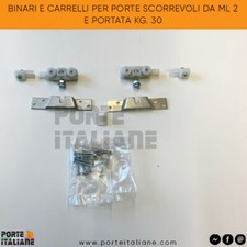 BINARI E CARRELLI PER PORTE