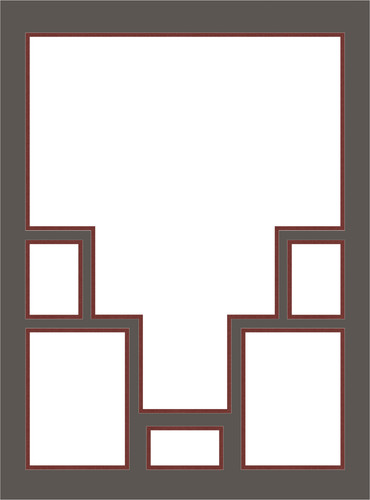 Cornice scatola ombra maglia