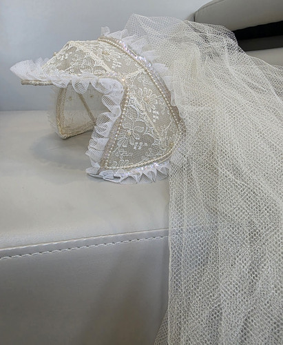 Velo sposa vintage avorio - vintage,