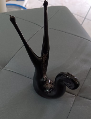Statuina grande lumaca - statuina, nera