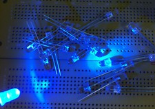 Kingbright LED blu 5 mm alta