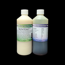 Kit 1 kg resina plastica