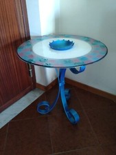 Tavolino in ferro battuto e