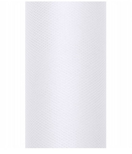 Tulle bianco rotolo 15cm - bianco,