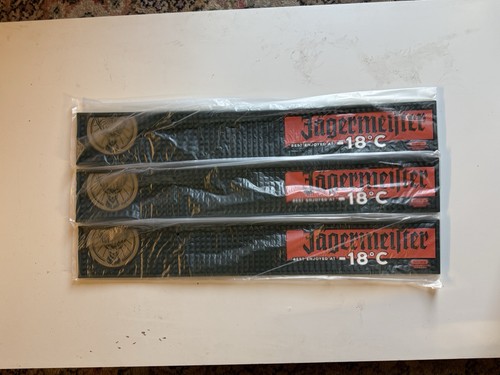 Jagermeister rubber bar pub - 3x,