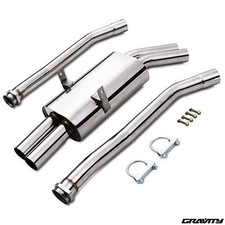 SILENZIATORE SCARICO INOX 2,5" SCATOLA POSTERIORE PER BMW SERIE 3 E36 M3 3.0 3.2