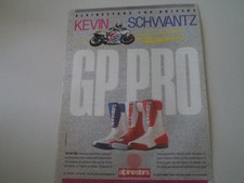 advertising Pubblicità 1989 ALPINESTARS e KEVIN SCHWANTZ