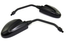 Coppia specchietti neri per