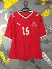 Haberli  Switzerland Home football shirt 2008 2010 Jersey Puma Mens Size L ig93