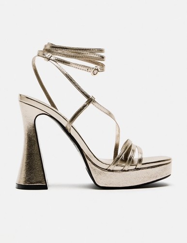 Zara sandali plateau tacco - zara, a