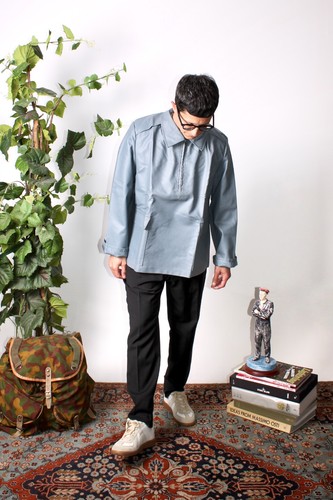 Vintage raincoat smock jacket - vintage,