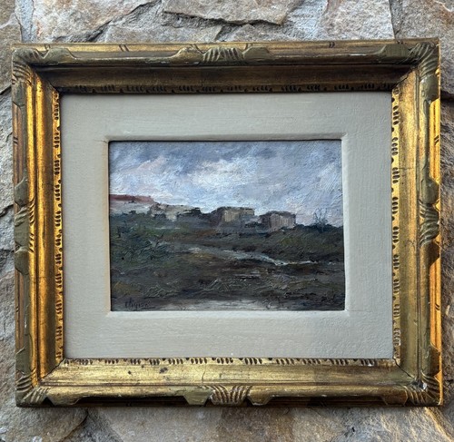 Quadro antico paesaggio - quadro,