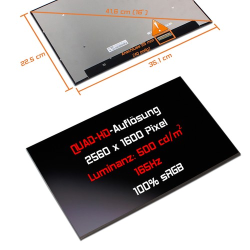 Display led adatto per - 16",