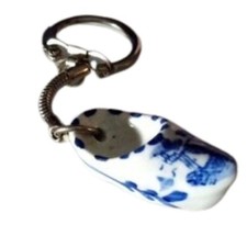 Portachiavi scarpa zoccoli ceramica vintage Delft Holland Olanda