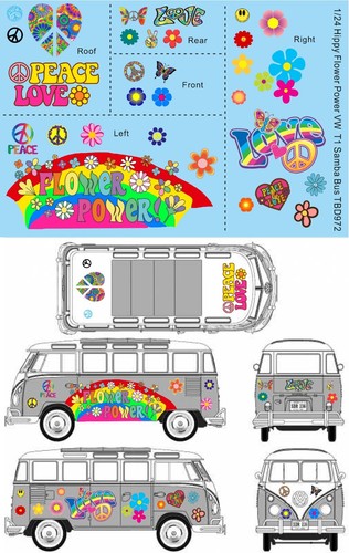 Decals for samba bus t1 - bus,