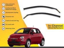 Wind Deflectors Fits Fiat 500