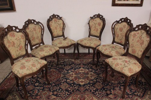 Sedie legno con stoffa - in,