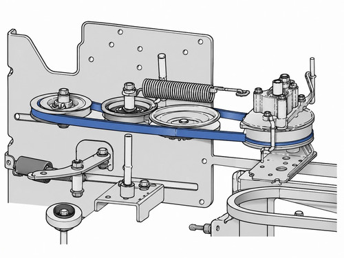 Cinghia trapezoidale mtd - cinghia,