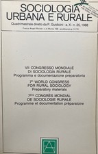 Sociologia urbana rurale - sociologia, e