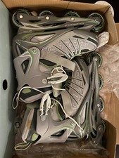 Spiritblade XT RollerBlades Pattini con Freni, Set di Pastiglie Protettive, Donna Taglia 10