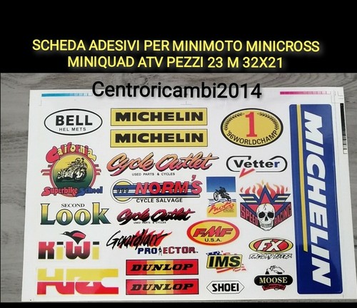 Adesivi minimoto atv quad - adesivi,